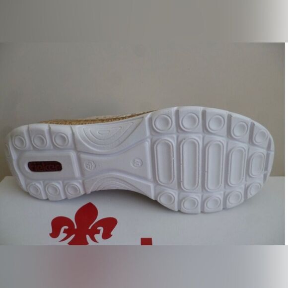 Rieker Women's Beige and Brown Casual Shoes; Size 38/7.5 - Picture 3 of 12